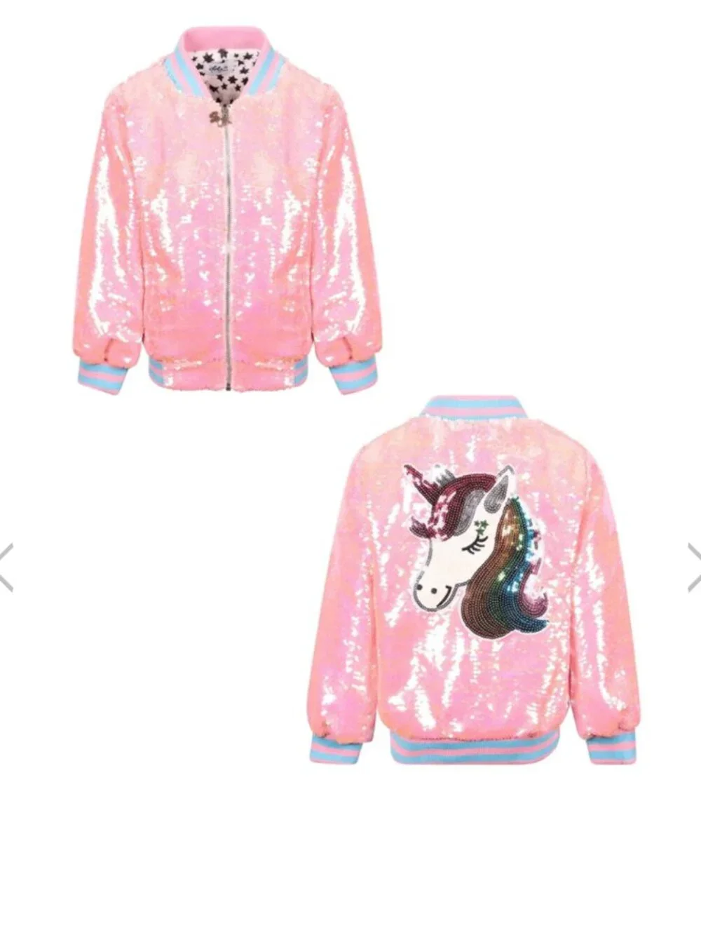 Pretty in Pink Unicorn Sequin Set